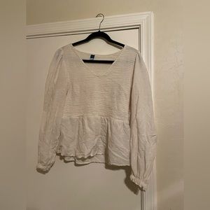 Old Navy Cream Blouse